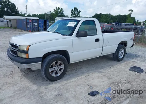 2006 Chevrolet Silverado 1500 Work Truck from USA, damaged, VIN 3GCEK14V36G246525
